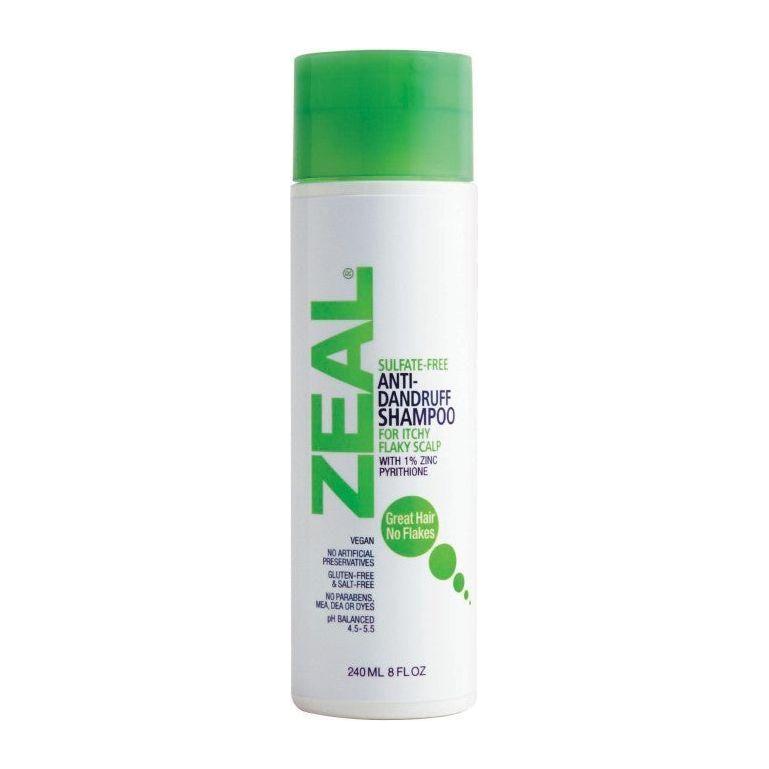 DermOrganic Official Shop ZEAL Anti-Dandruff Shampoo Light Gray 3 Pack of 8 fl oz bottles