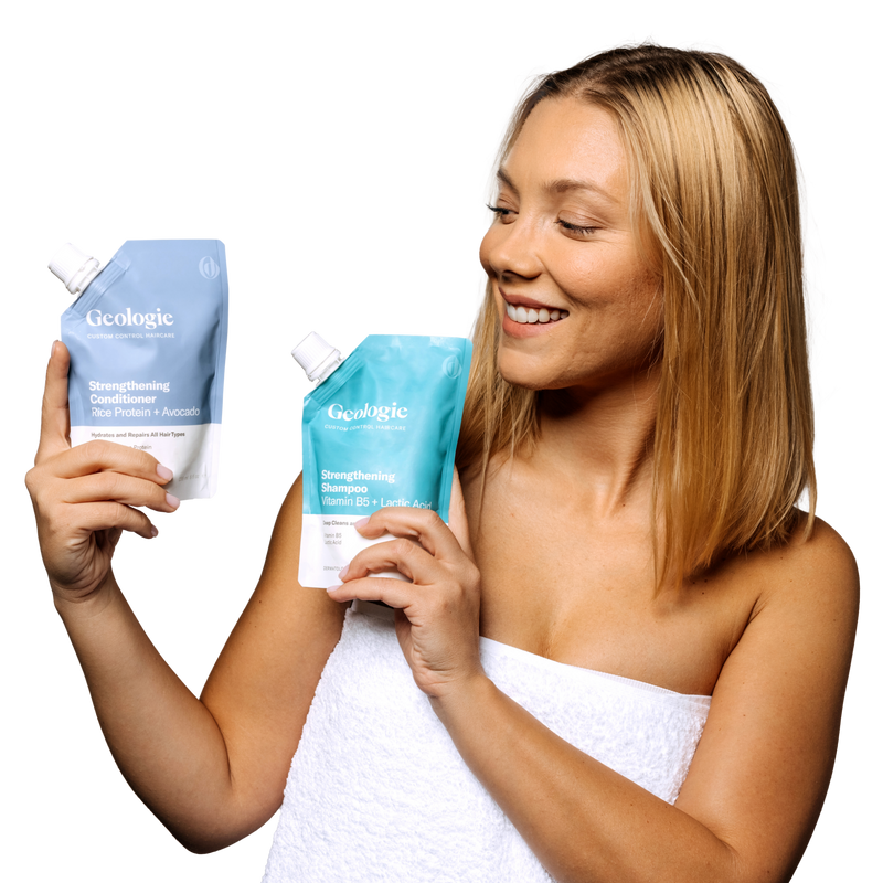 Geologie Shampoo + Conditioner Bundle Hair Care Black