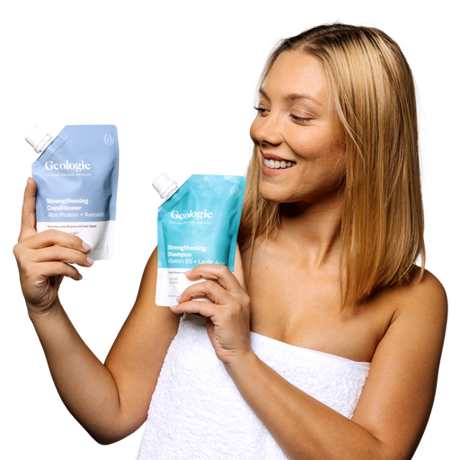 Geologie Shampoo + Conditioner Bundle Hair Care Black