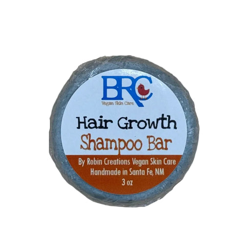 By Robin Creations Hair Growth Shampoo Bar Shampoo White Smoke 1 Refill Bar (no tins or trays)