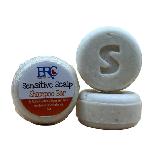 By Robin Creations Extra Gentle Shampoo Bar for Sensitive Scalp Shampoo White Smoke 1 Refill Bar (no tins or trays),1 Bar with Bamboo Tray,1 Bar with Storage Tin