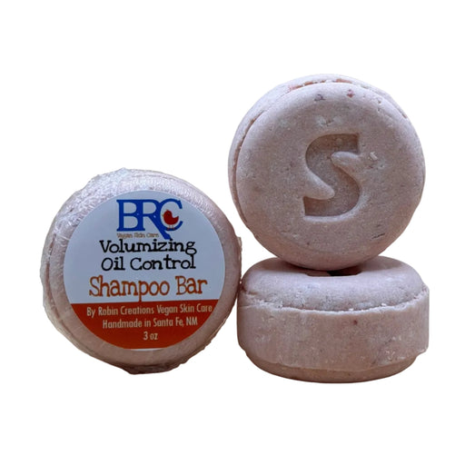 By Robin Creations Volumizing Shampoo Bar for Oily Scalp Control Shampoo White Smoke 1 Refill Bar (no tins or trays),1 Bar with Bamboo Tray,1 Bar with Storage Tin
