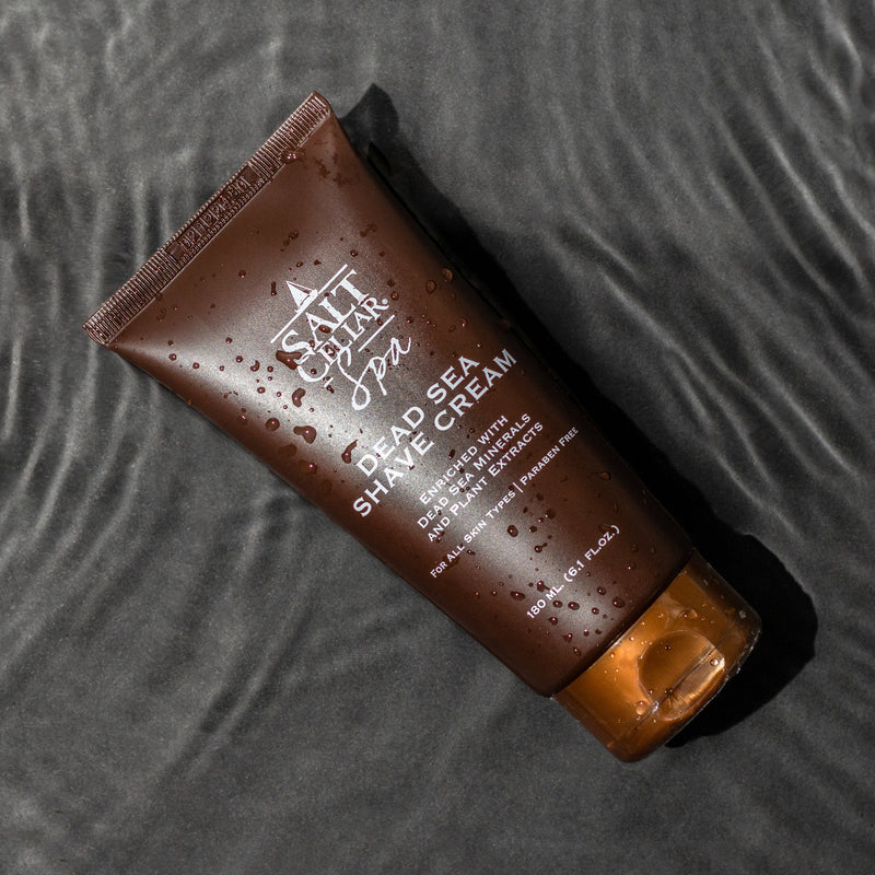 The Salt Cellar Dead Sea Shave Cream Shaving Cream Dark Slate Gray