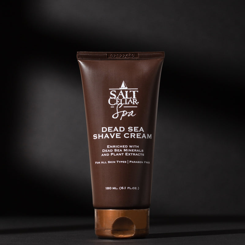 The Salt Cellar Dead Sea Shave Cream Shaving Cream Black