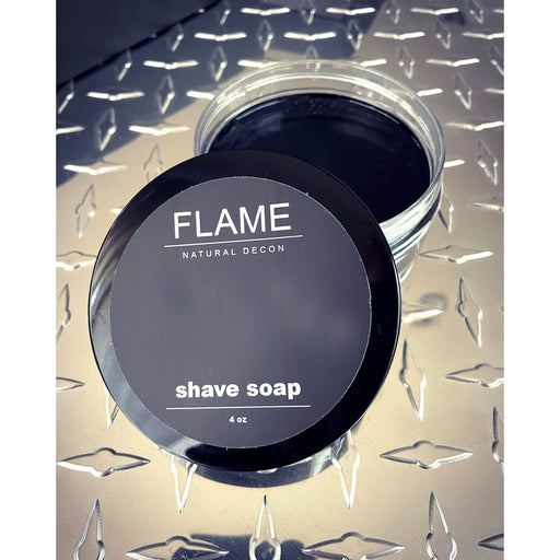 FLAME Natural Decon Shave Soap Dim Gray