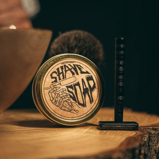 Death Grip Death Grip Shave Soap 4 oz Shave Soap Black