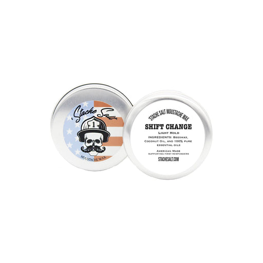Stache Salt Moustache Wax Shift Change - Light Hold Mustache & Beard Wax Moustache Wax Light Gray