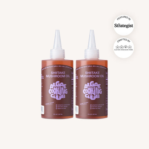 Algae Cooking Club Mushroom Infused Oil Oil White Smoke 1 Bottle,2 Bottles,4 Bottles