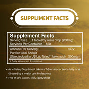 SiberianGreen.com Shilajit 120 Dry Drops: Altai Golden Mountains Shilajit by Siberian Green Herbs Sienna