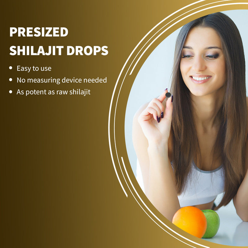 SiberianGreen.com Shilajit 120 Dry Drops: Altai Golden Mountains Shilajit by Siberian Green Herbs Dark Olive Green