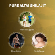 SiberianGreen.com Shilajit 120 Dry Drops: Altai Golden Mountains Shilajit by Siberian Green Herbs Dark Khaki