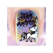 UberChic Beauty Unicorn Love-02 Stamping Plate Thistle