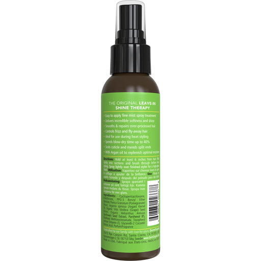 DermOrganic Official Shop Shine Therapy Dry Shine Spray Treatments Yellow Green 4 fl oz (120ml)