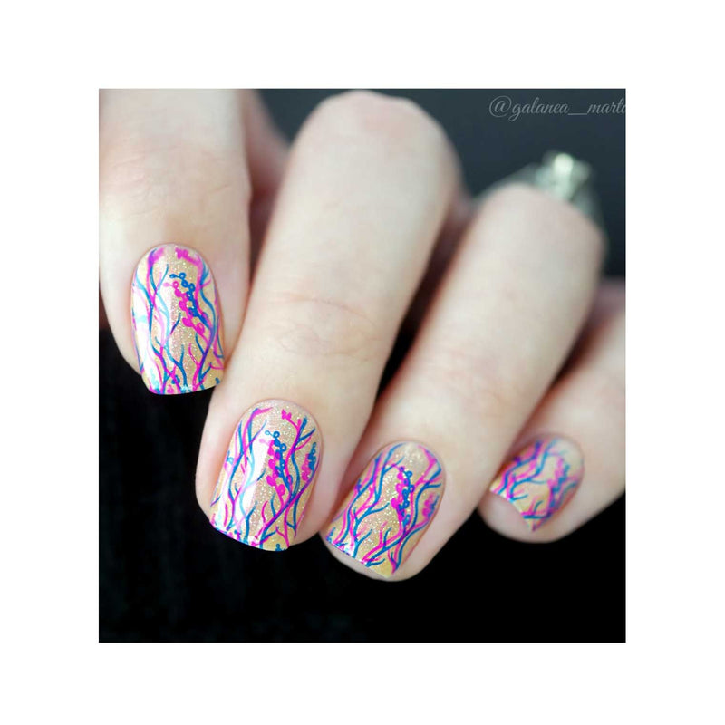 UberChic Beauty Simply Organic-04 Stamping Plate Black