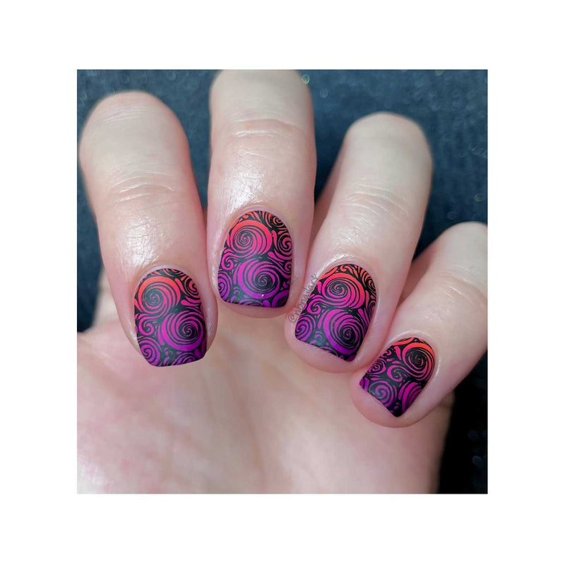 UberChic Beauty Simply Organic-04 Stamping Plate Rosy Brown