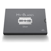 My Blades My-Blades Silver Double Edge Razor Blades 100 ct Razor Blades Slate Gray