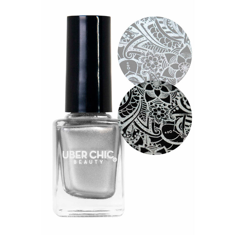 UberChic Beauty Silver Palace - Stamping Polish Stamping Polish White Smoke