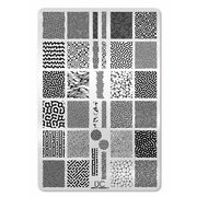 UberChic Beauty Simply Organic-02 Stamping Plate Light Gray