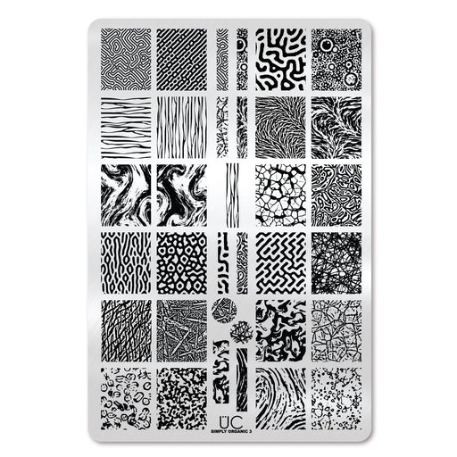 UberChic Beauty Simply Organic-03 Stamping Plate Black
