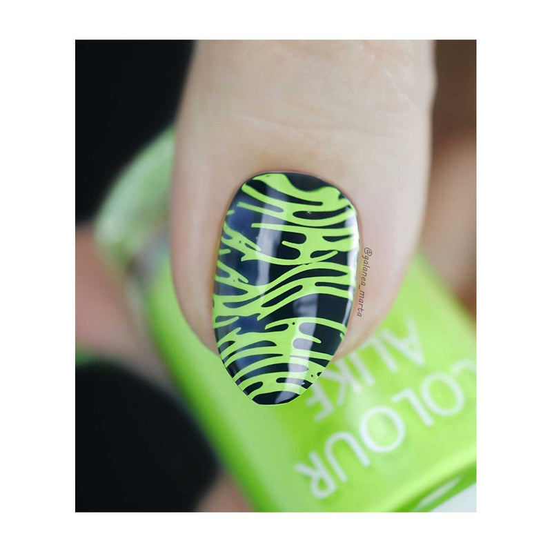 UberChic Beauty Simply Organic-02 Stamping Plate Dark Sea Green