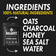 BALLBOYZ Activated Charcoal Face Scrub (Severe Acne) Black