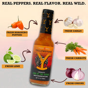 Elijah's Xtreme Sins of the Father (Garlic Habanero) Hot Sauce Antique White