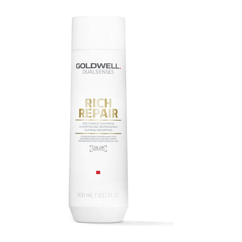 Goldwell Goldwell Dualsenses Rich Repair Restoring Shampoo 10.1 oz Shampoo White Smoke