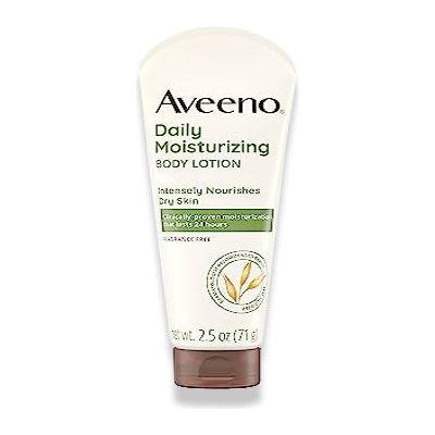 Aveeno Aveeno Active Naturals Daily Moisturizing Lotion, Fragrance Free 2.5 oz Moisturizing Lotion White Smoke