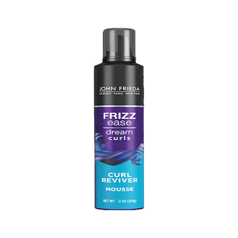 John Frieda John Frieda Mousse, Styling, Curl Reviver, 2 oz Hair Mousse Dark Slate Blue