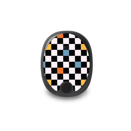 Peelz Skater Grid Eversense Smart Transmitter Peelz/Stickers White Smoke