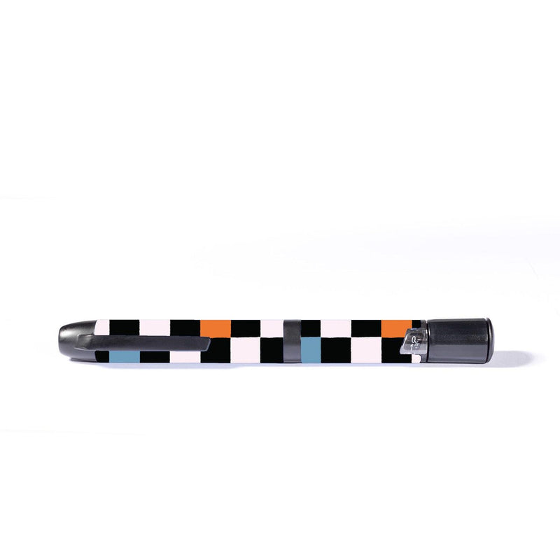 Peelz Skater Grid InPen - Smart Insulin Pen Peelz/Stickers White Smoke