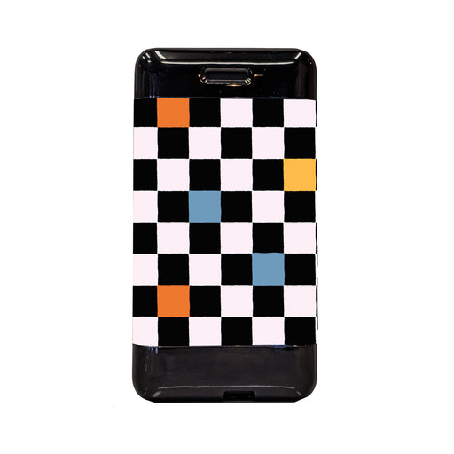 Peelz Skater Grid Sticker for Omnipod DASH® PDM – Pump Peelz Peelz/Stickers Black Case Peelz