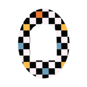 Peelz Skater Grid Pod Patch Tape - Pump Peelz Patch Medical Tape White Smoke 1-Pack Omnipod Tape