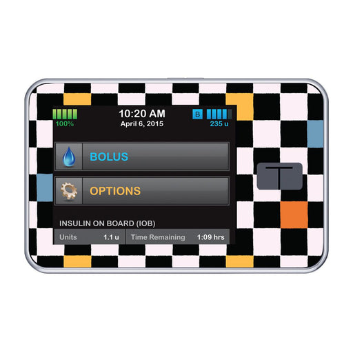Peelz Skater Grid Sticker for Tandem t:slim Peelz/Stickers Black