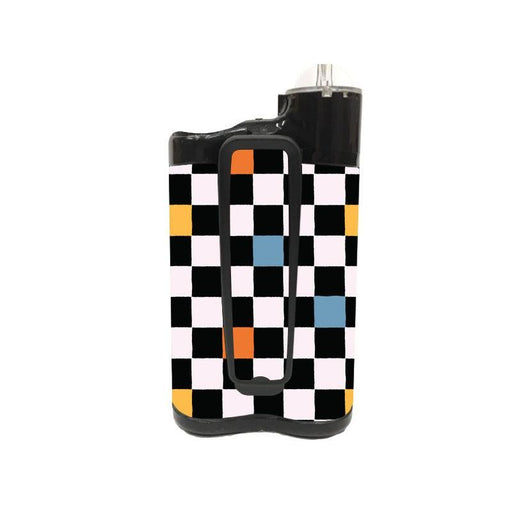 Peelz Skater Grid for Medtronic MiniMed 770G & 780G Peelz/Stickers White Smoke Back and Clip Peelz