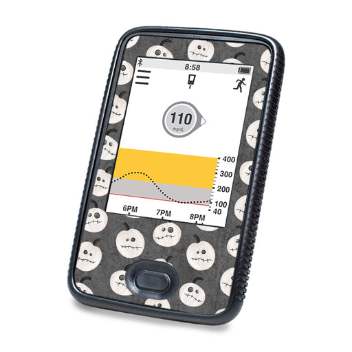 Peelz Skellingkins DEXCOM G6 Touchscreen Receiver Peelz/Stickers White Smoke