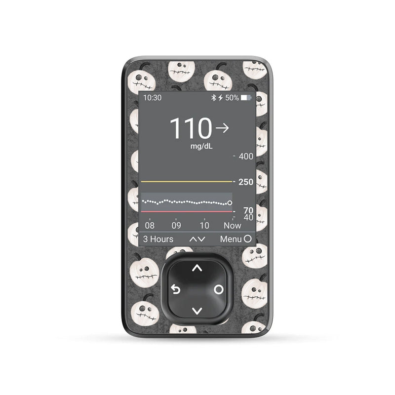 Peelz Skellingkins DEXCOM G7 and Stelo and G6 Touchscreen Receiver Sticker Peelz/Stickers Dim Gray