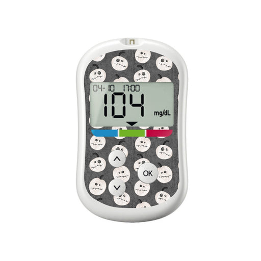 Peelz Skellingkins for OneTouch Verio Flex Glucometer Peelz/Stickers White Smoke