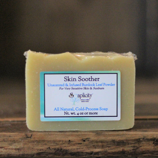 Soaplicity Skin Soother Soap Bar (Unscented) Soap Bar Dark Slate Gray Default Title