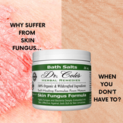 COLEHERBALS LLC 11 - Dr. Cole’s Organic Anti-fungal Skin Soaking Salts Herbal Tan