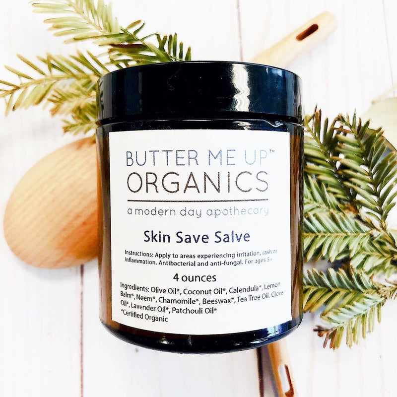 Butter Me Up Organics Skin Save Salve / Organic / Herbal Fungal Salve / Anti Fungal / Antibacterial Body Dark Slate Gray