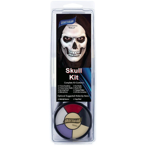 Graftobian Make-Up Company Skull Makeup Kit Black