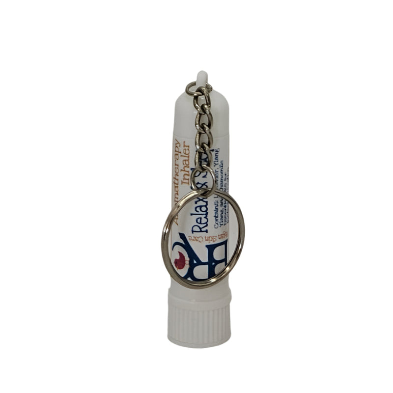 By Robin Creations Relax & Sleep Aromatherapy Inhaler Aromatherapy White Smoke Plastic - with a keychain