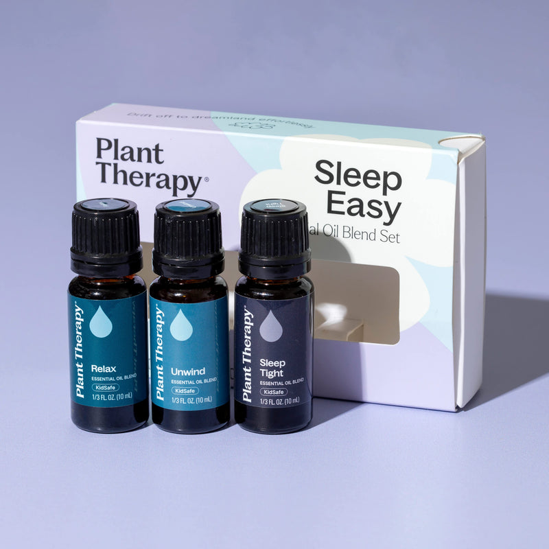 Plant Therapy Sleep Easy Essential Oil Blend Set Essential Oil Thistle