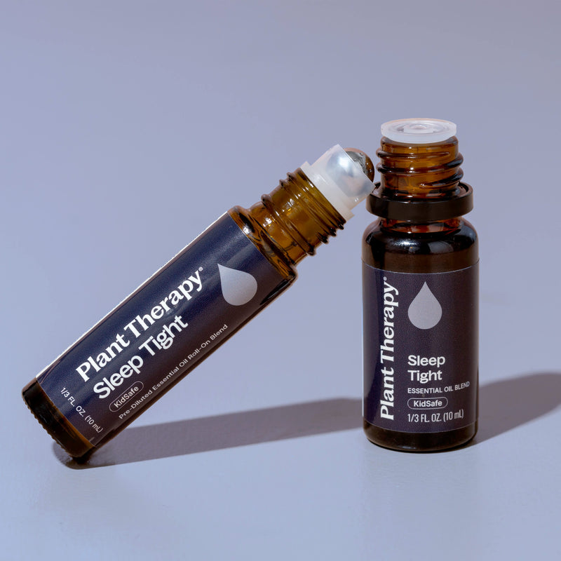 Plant Therapy Sleep Tight Essential Oil Blend Pre-Diluted Roll-On Essential Oil Dark Gray 10 mL