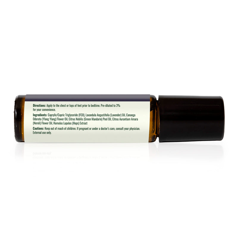 Plant Therapy Sleep Tight Essential Oil Blend Pre-Diluted Roll-On Essential Oil Black 10 mL