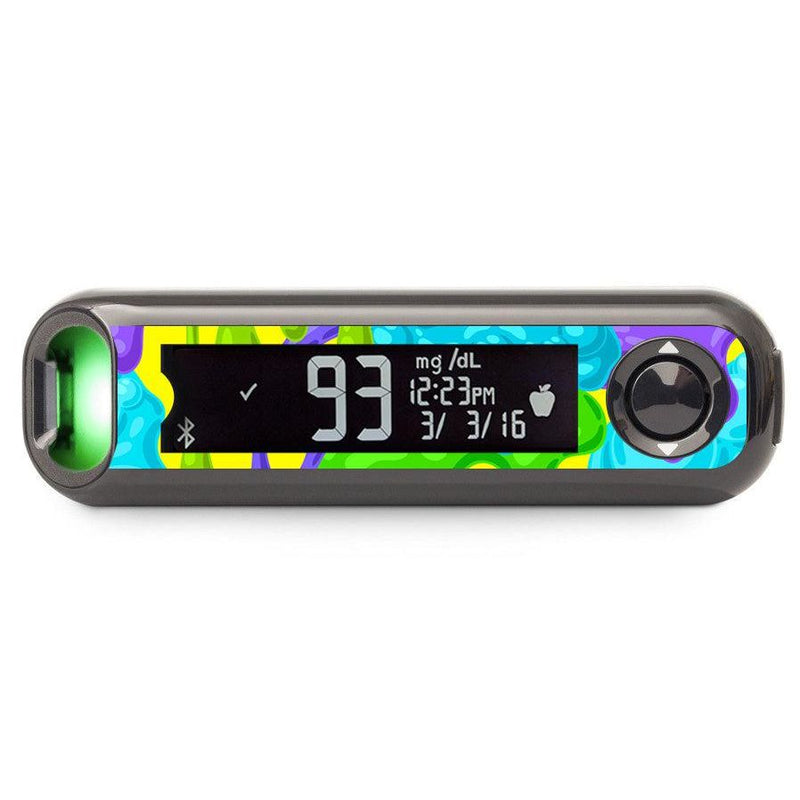 Peelz Slimey Bayer Contour© Next One Glucometer Peelz/Stickers Black