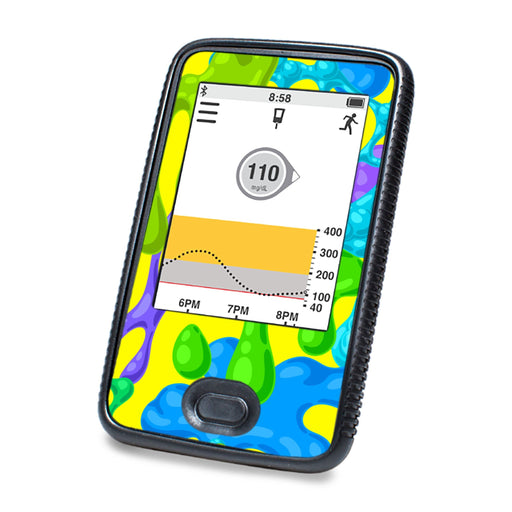 Peelz Slimey DEXCOM G6 Touchscreen Receiver Peelz/Stickers White Smoke