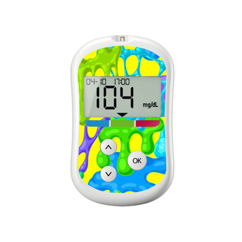 Peelz Slimey for OneTouch Verio Flex Glucometer Peelz/Stickers White Smoke