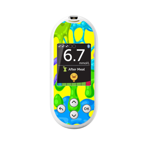 Peelz Slimey for OneTouch Verio Reflect Glucometer Peelz/Stickers White Smoke
